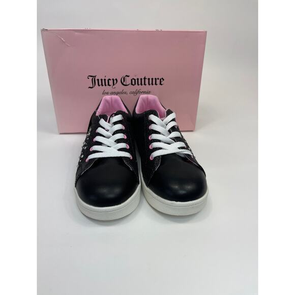 Juicy Couture San Ramon Black With Glitter Size 4 - Picture 2 of 4